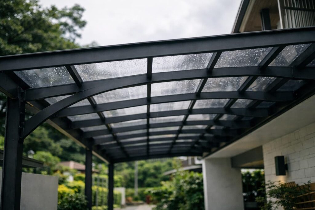 Kanopi Solar Tuff Transparan