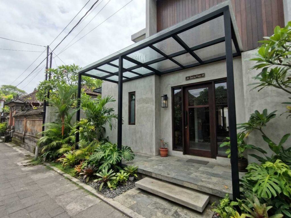 7 Desain Kanopi Teras Rumah Minimalis Modern Denpasar Terbaik